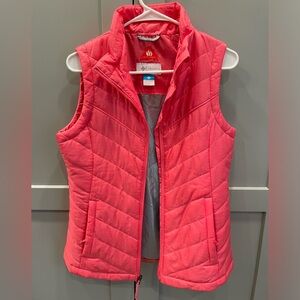 EUC Columbia Vest - Omni-Heat - Pink - Size Small